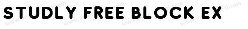 Studly Free Block Ex字体转换
